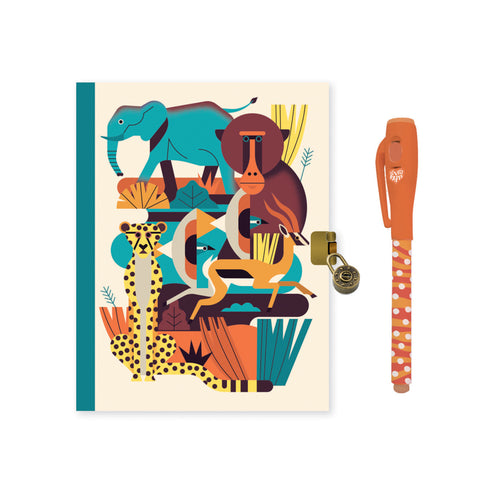 Secret Lockable Diary with Magic Pen Asst
