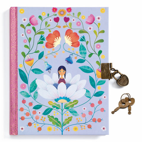 Secret Lockable Notebook Diary - Marie