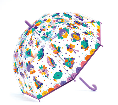 Pop Rainbow Clear Umbrella