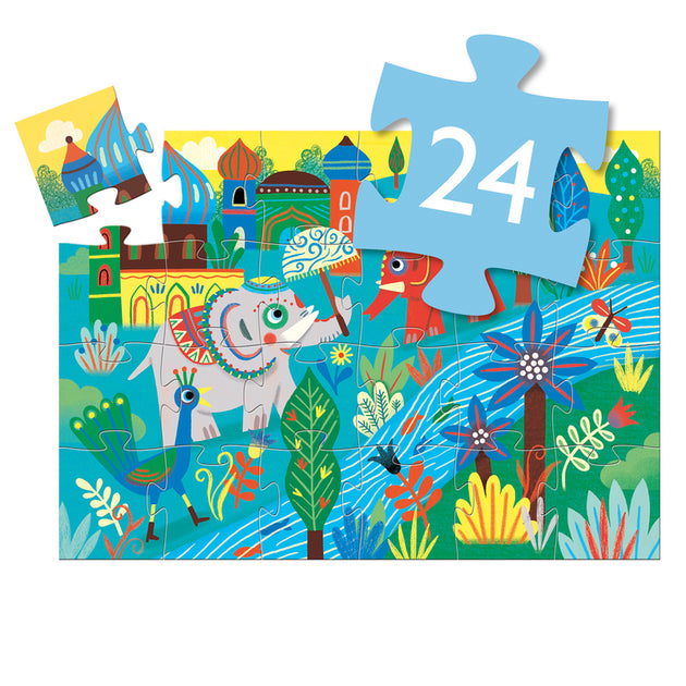 Haathee Asian Elephant 24 pce Puzzle – realtoys