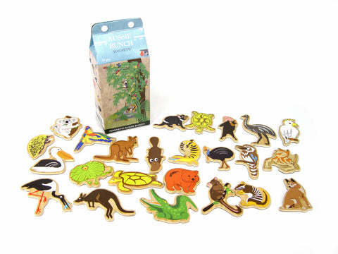 Magnetic Aussie Animals in Milk Carton