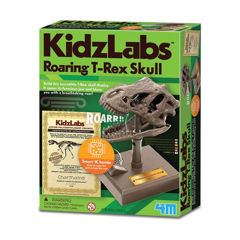 KidzLabs Roaring T-rex Skull