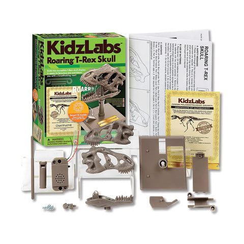 KidzLabs Roaring T-rex Skull