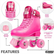 Rollerskates  Glitter Pop 12-2 Pink