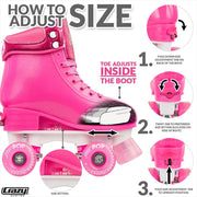 Rollerskates  Glitter Pop 12-2 Pink