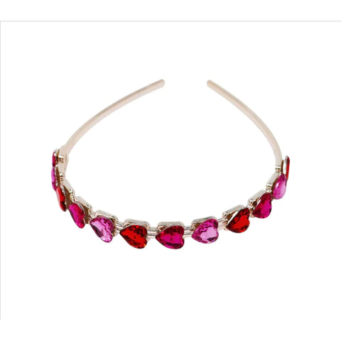 Gemstone Heart Headband