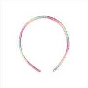 Rainbow Wide Chunky Glitter Headband