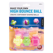 Make your own 3 high bounce balls