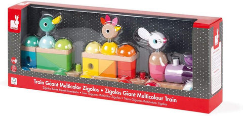 Zigolos Giant Multicolour Train with blocks
