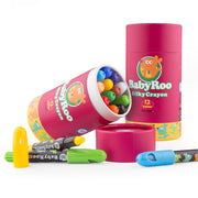 Silky Washable Crayons 12 Colors