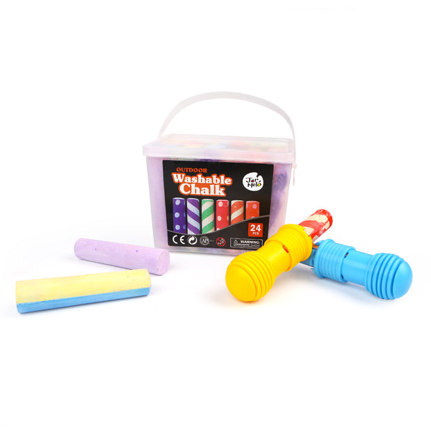 Washable Chalk - 24pce Jumbo Sticks