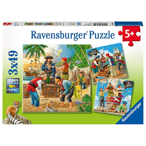 3 x 49pce Adventure on the high seas Puzzles