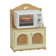 Microwave and cabinet