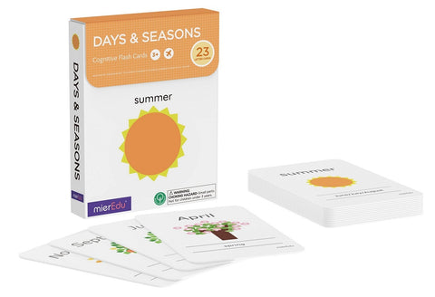 Cognitive Flash Cards- Days and Seasons