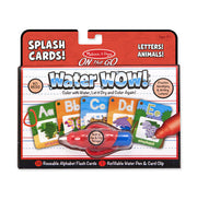 M & D Water Wow Splash Cards Letters
