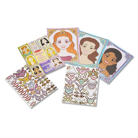 Make a Face Sticker Pad - Princess