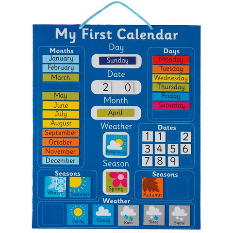 My First Calendar Magnetic