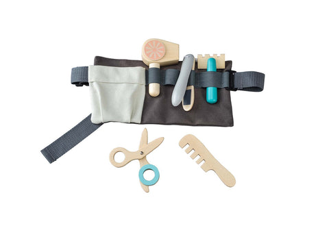 Wooden Barber's Belt Playset