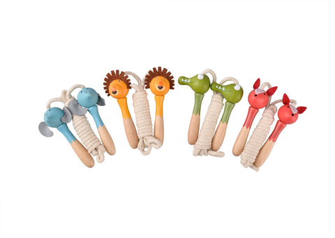 Skipping Rope - wooden Jungle Animal