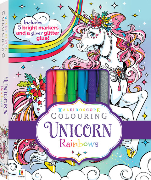 Colouring Unicorn Rainbows