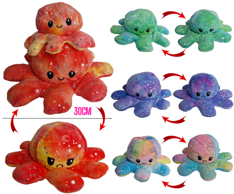 Reversible Octopus Plush Toy - 30cm