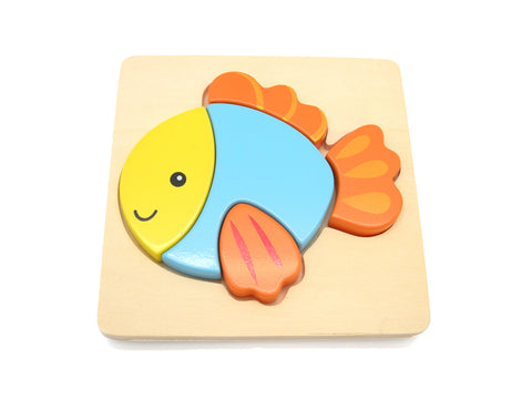 Mini Chunky Puzzle - Fish