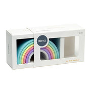 Dena Toys 6pce silicone rainbow set - Pastel