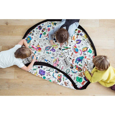 Play & Go Toy Storage Bag OMY Color Your Bag