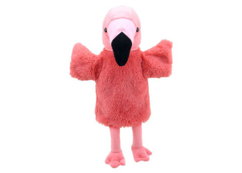 Flamingo Hand Puppet with legs