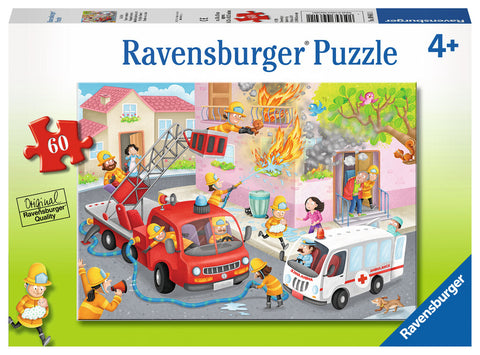 60Pce Firefighter Rescue Puzzle