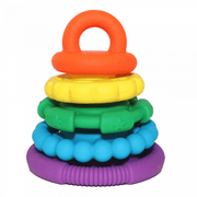 Rainbow Stacker teether - Silicone Brights