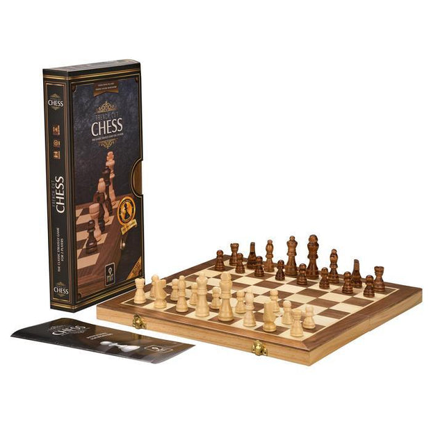 French Cut Wooden Chess Set