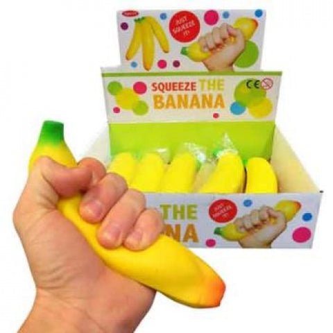 Stretch squeeze the banana