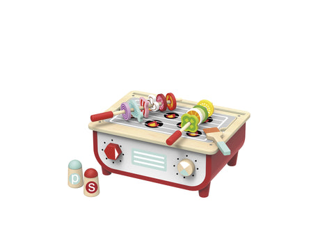 Wooden Kitchen and BBQ Set
