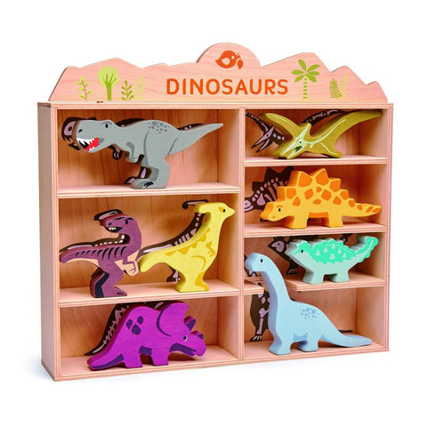 Wooden Dinosaur Play Set