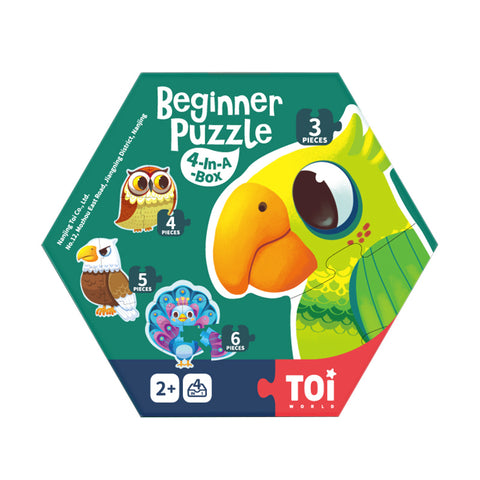 Beginner Puzzle 4 in a box - Forest Birds