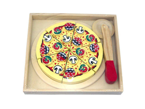 Wooden Pizza Playset