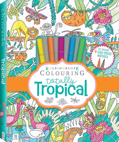 Kaleidoscope Colouring - Totally Tropical