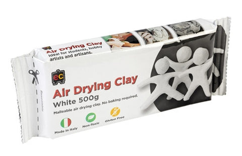 Air Drying Clay - white 500g
