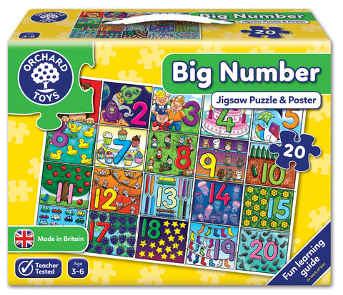 Big Numbers Jigsaw and Poster