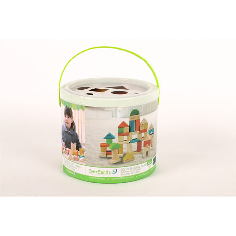 50pc Wooden Eco Building Blocks