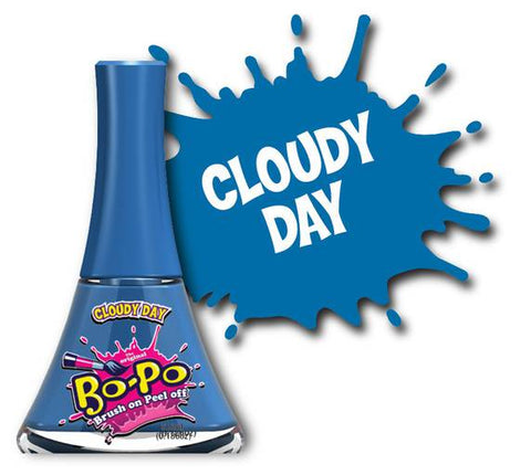 Bopo Peel off nail polish- Cloudy Day Blue