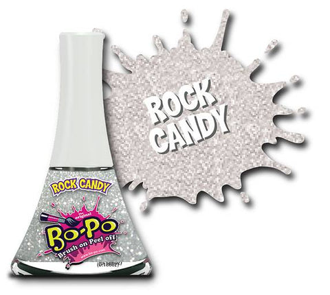 Bopo Peel off nail polish- Rock Candy Silver Glitter