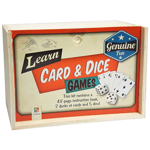 Learn Card & Dice Games Boxed Set