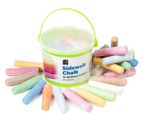 Sidewalk Chalk 24 Pce (12 Colours)