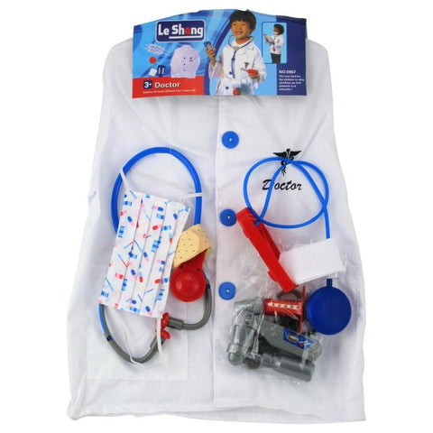Doctor Coat and Medical Instruments