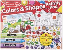 Colours and Shapes Activity Pad
