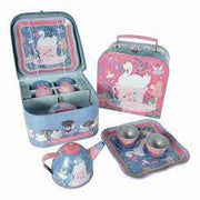 7 Piece Tin Tea Set -  Enchanted