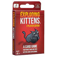 Exploding Kittens Card Game 2 Player Edition