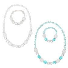 Snow Princess bracelet and necklace set